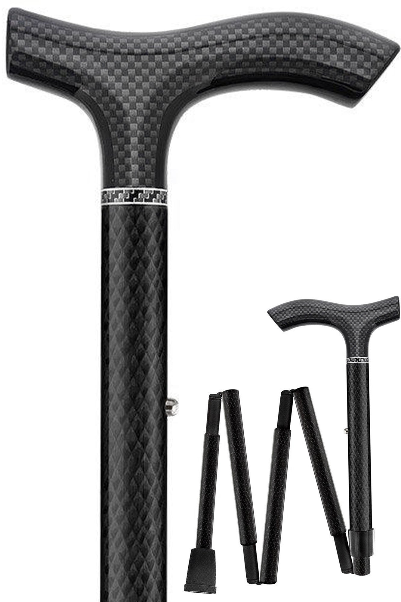 Ultra-Light Mini Carbon Fiber Cane - Adjustable Fritz Excellent