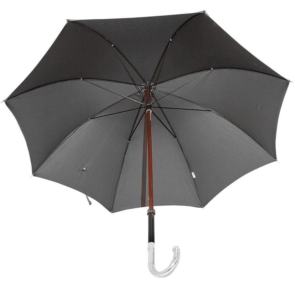 Italian Luxury: Tourist Handle, Woven Umbrella Cane, 925r Silver Sale Wide Range Of