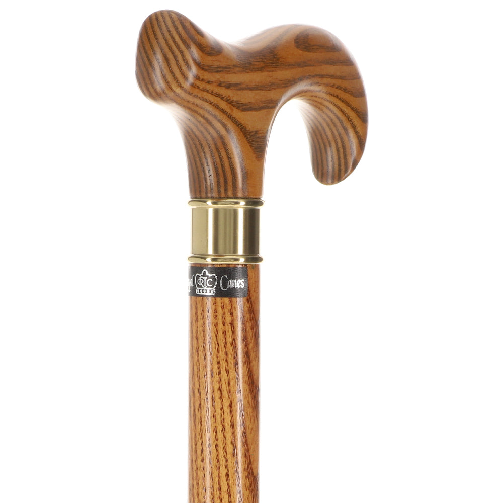 Extra Strong Espresso Ash Wood Derby Cane - Elegant & Durable w/ Standard Option Cheap Sale Many Kinds Of