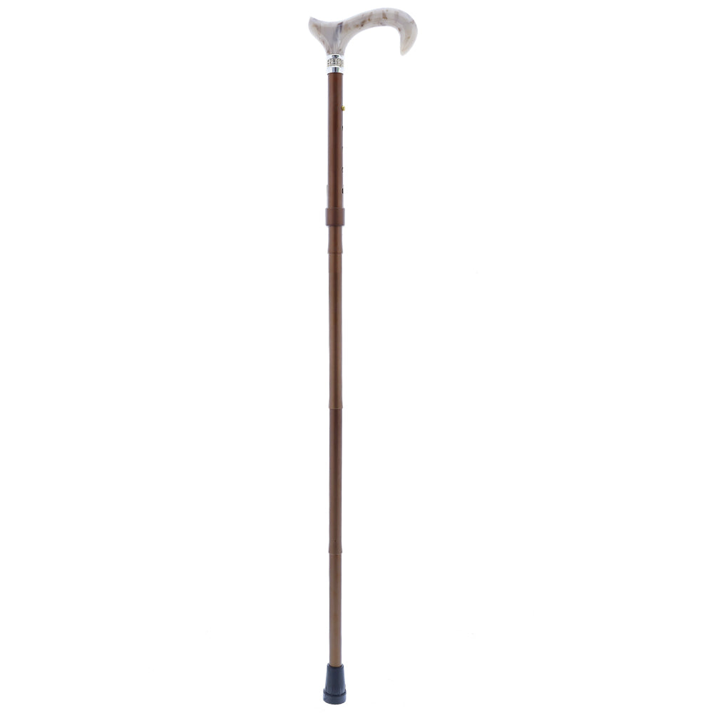 Rhinestone Pearlz Designer Folding Cane: Elegant Brown Cheap Outlet Locations