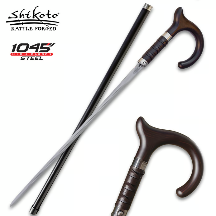 Shikoto Gentleman's Hook Sword Cane Cheap Sale Store