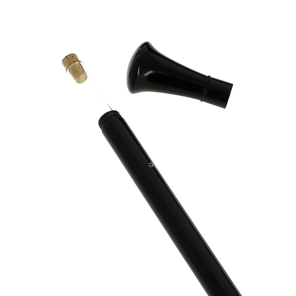 Flask Tippling Stick: Black Knob, Luxury Carbon Shaft Free Shipping Real