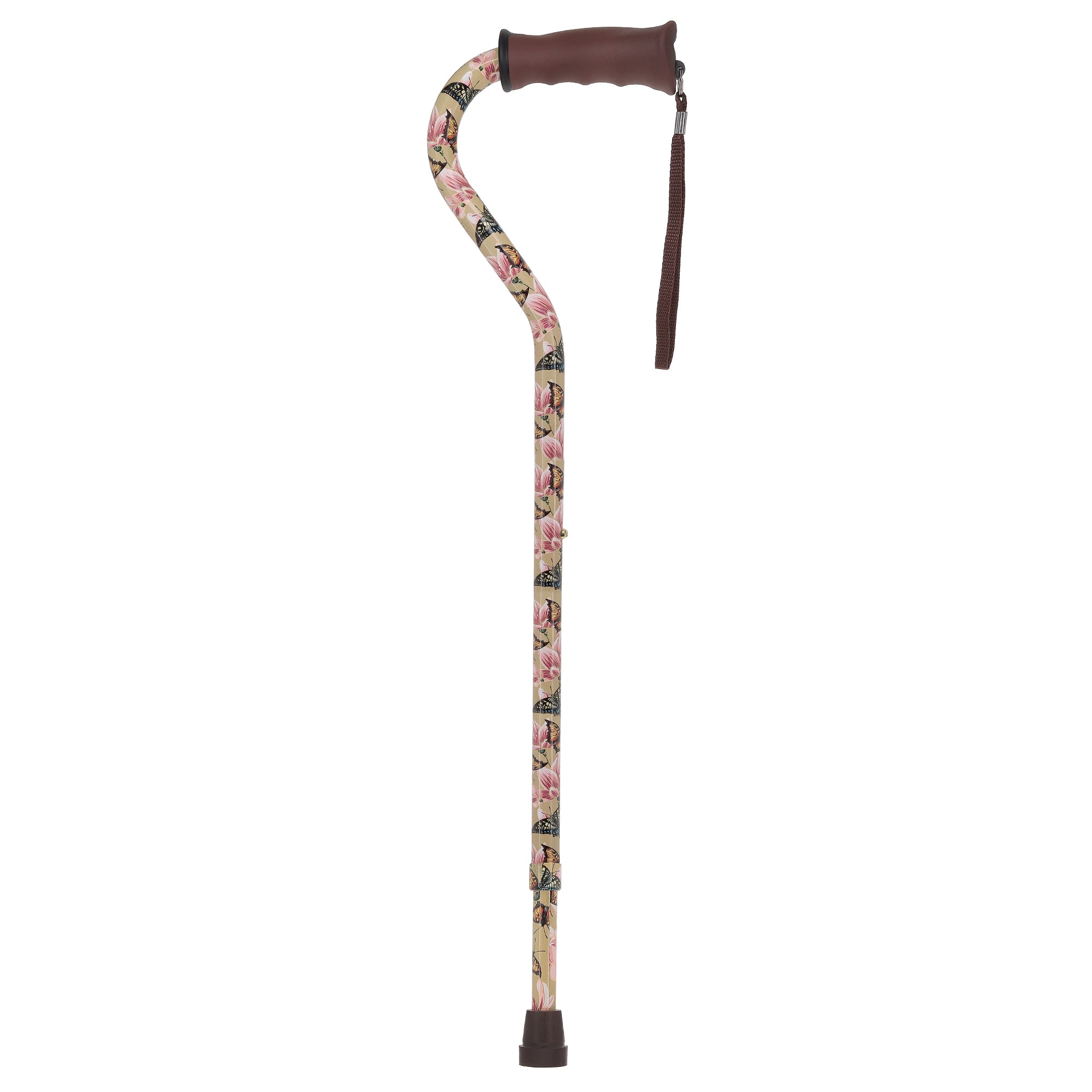 Lily & Butterfly: Adjustable Comfort Grip Offset Walking Cane Genuine Online