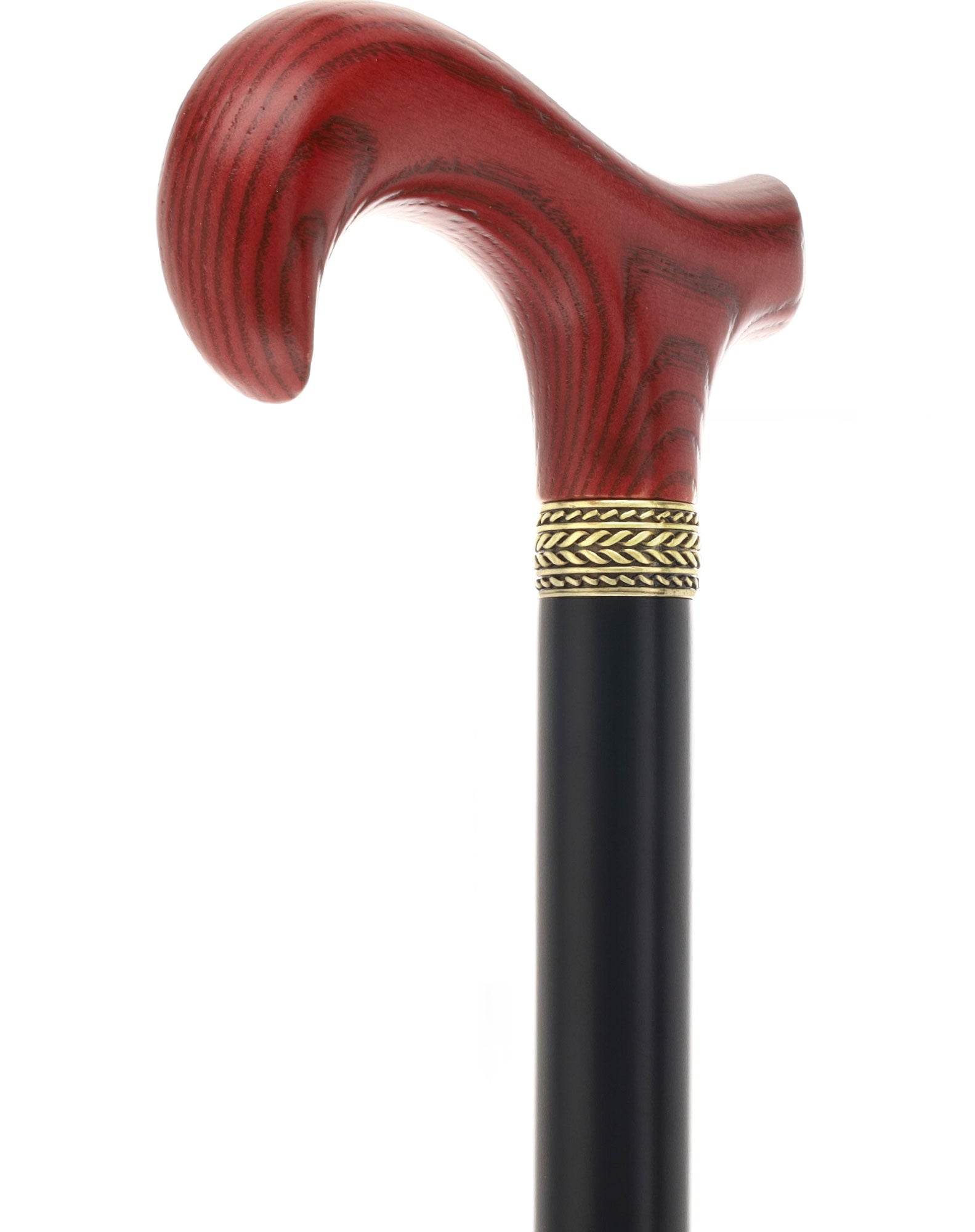 Derby Handle - XL Size - Extra Long & Strong (Mahogany, Black, Pewter Collar) Free Shipping Get Authentic