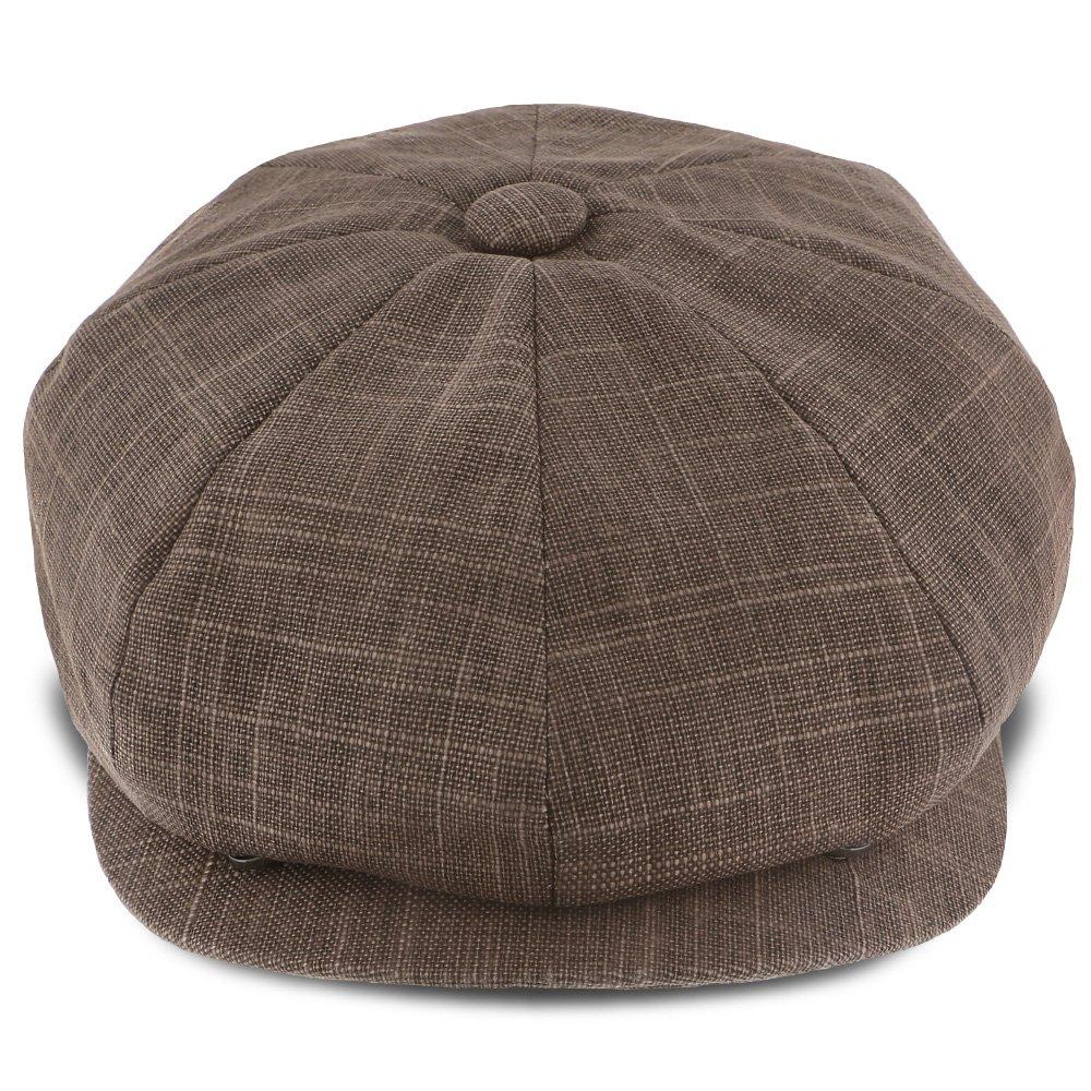 Regal - Walrus Hats Linen/Cotton 8 Panel Newsboy Cap Cheap Sale Shop For
