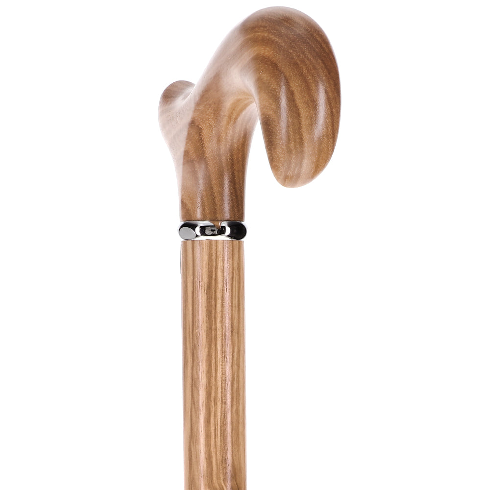 Genuine Striped Zebrano Derby Walking Cane with Natural Design Shipping Outlet Store Online