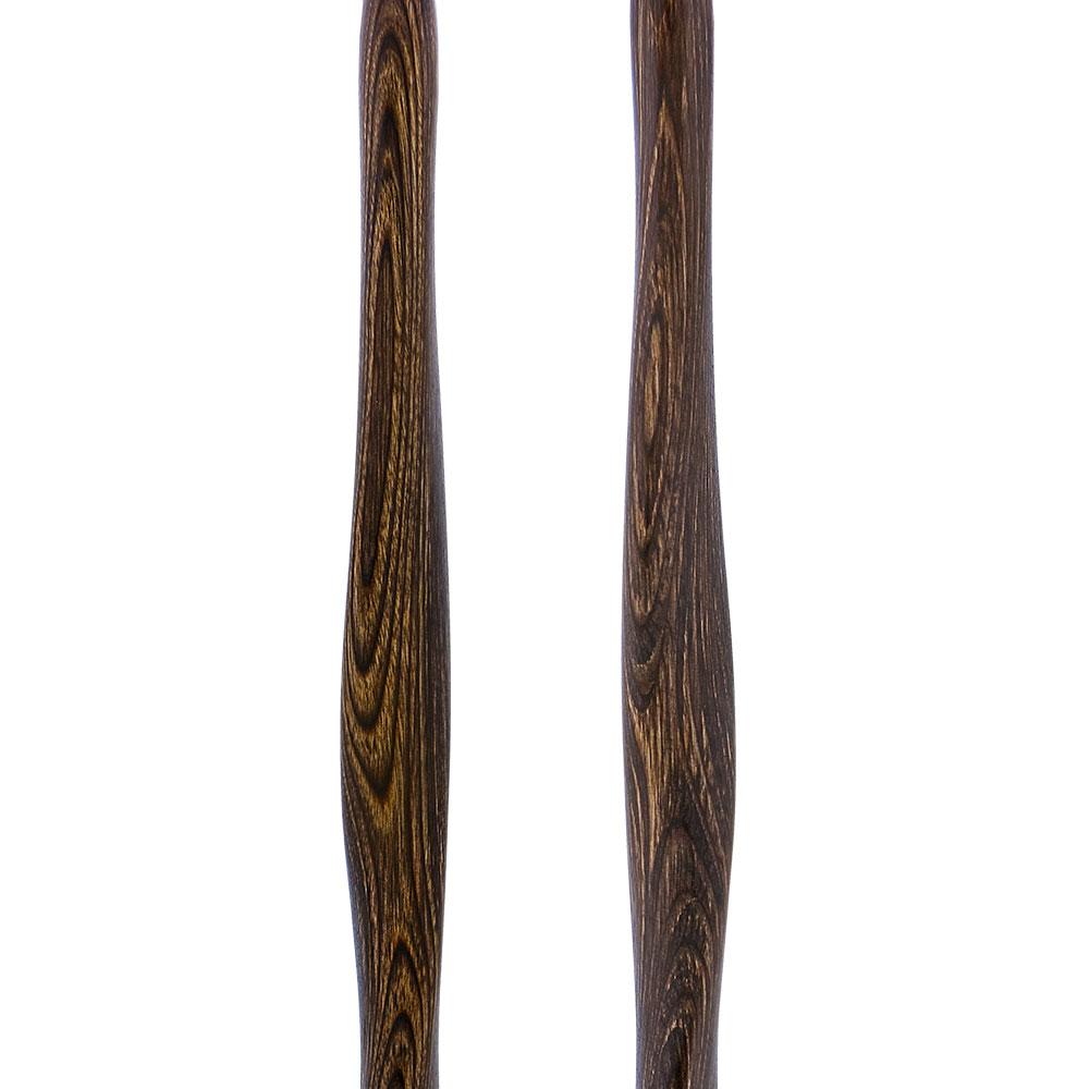 USA-Made Twisted Brown Derby Cane: Unique Colorwood Laminate Best Wholesale Sale Online