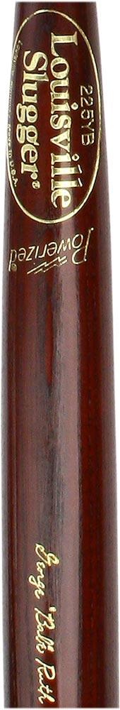 Scratch and Dent Louisville Slugger Leather Baseball Handle Walking Stick - Mahogany Shaft V1842 For Sale Top Quality