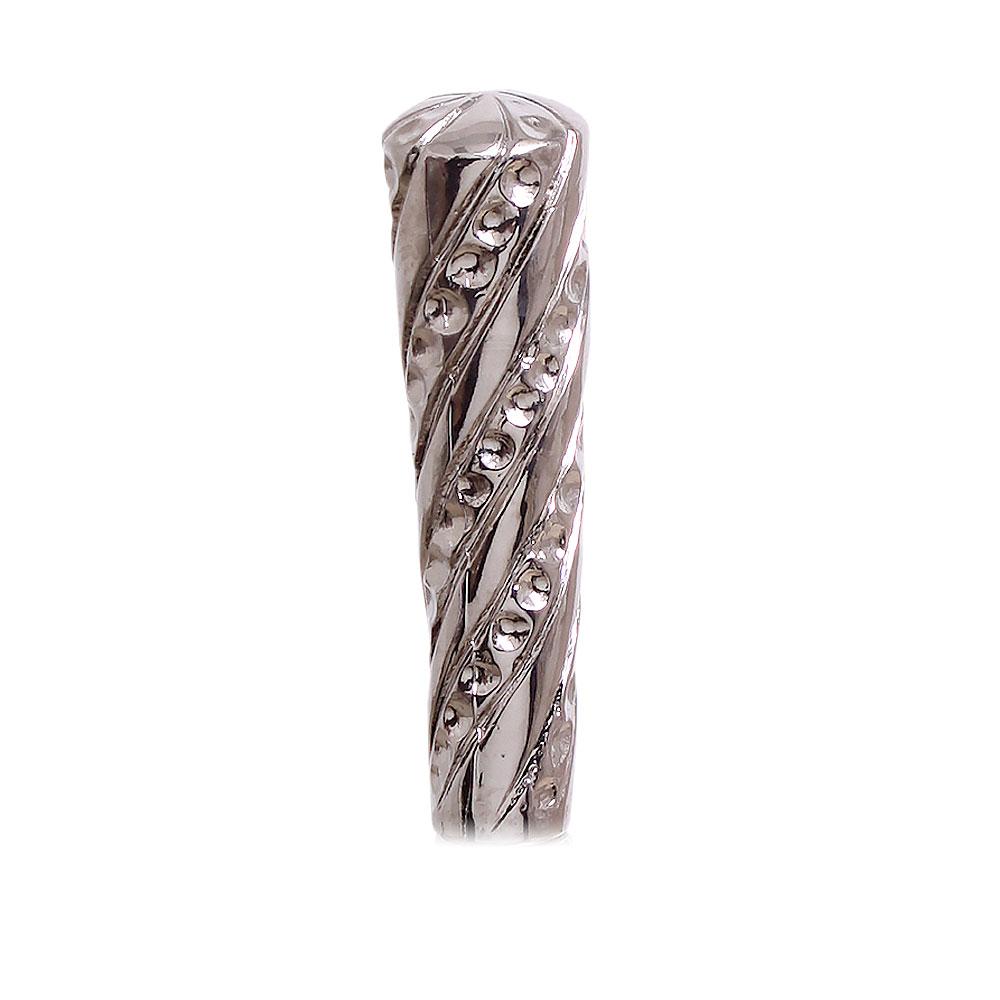 Embossed Elongated Nickel Plated Handle Cane Italian Handle w/ Custom Shaft & Collar Free Shipping Best