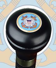 Coast Guard Flask Walking Stick: Wood Shaft Hidden Flask Cheap Cost