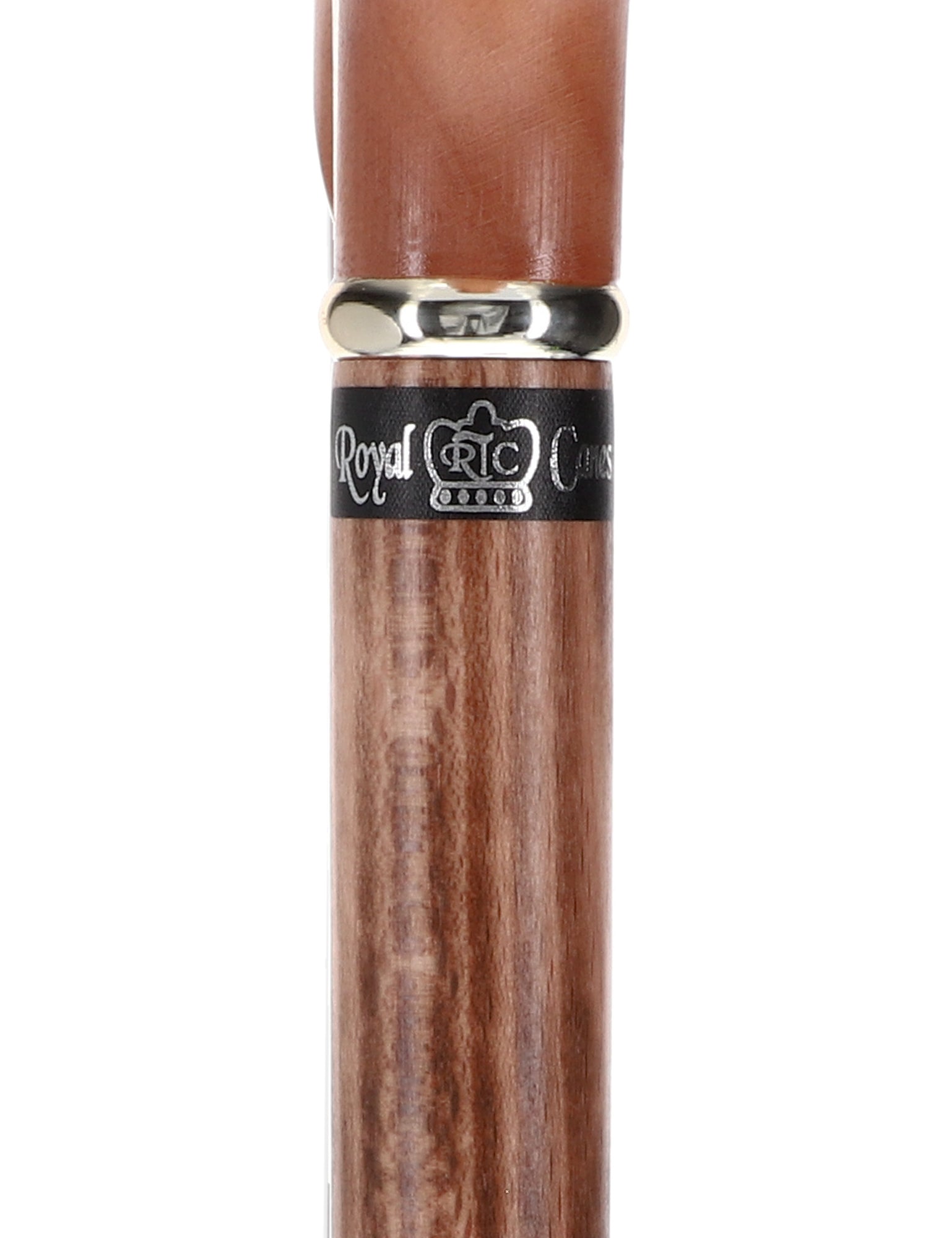 Scorched Beechwood Derby Cane - Silver Collar Pick A Best