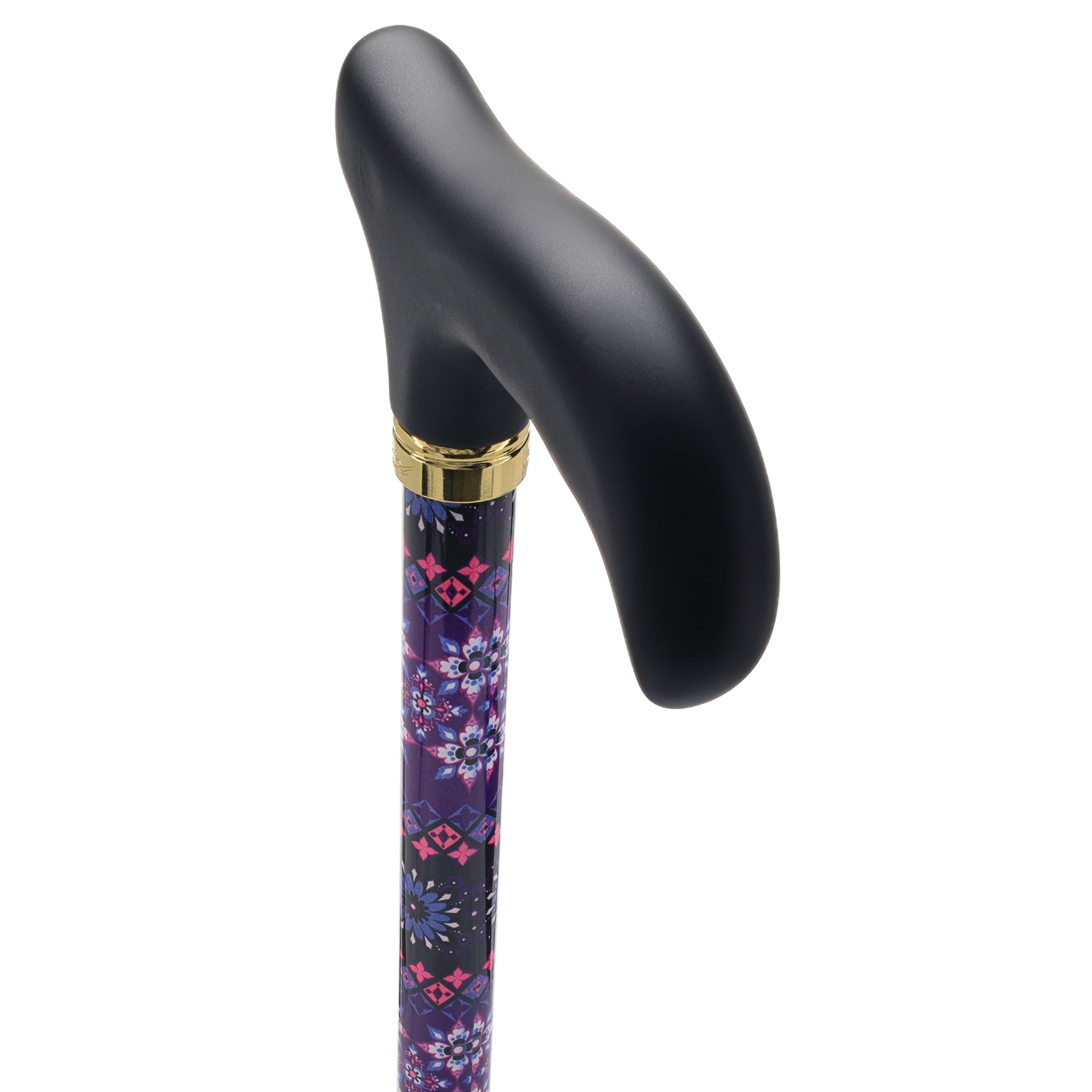 Pretty Purple Adjustable Derby Walking Cane with Engraved Collar w/ SafeTbase Genuine Cheap Online