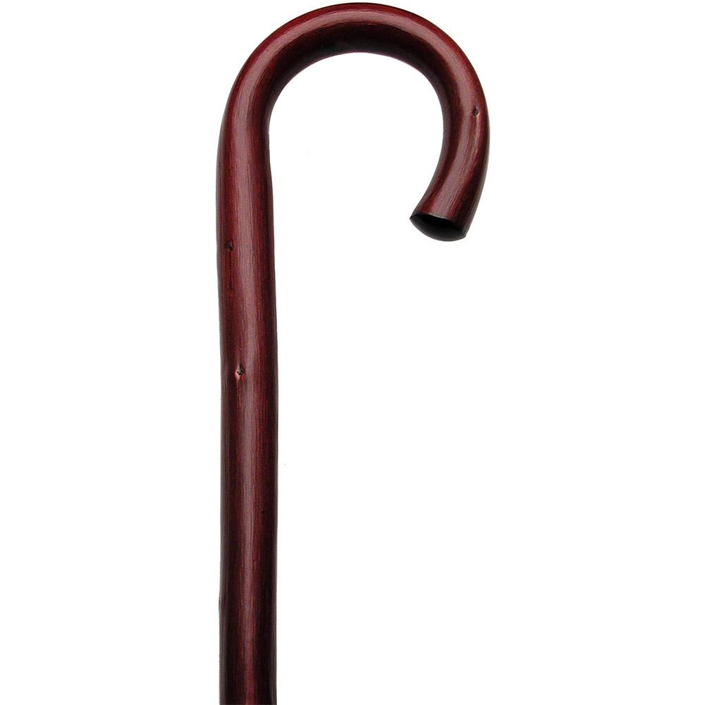 Elegant Burgundy Red Tourist Walking Cane - Chestnut Shaft Outlet Locations Sale Online