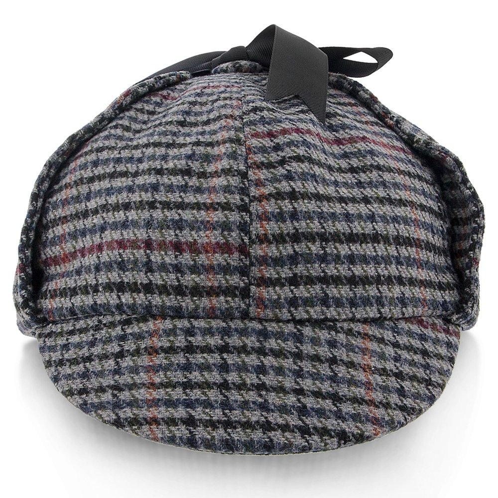 Fox & Hound - Walrus Hats Multi-colored Wool Blend Checkered Sherlock Holmes Deerstalker Hat Sale Online Cheap