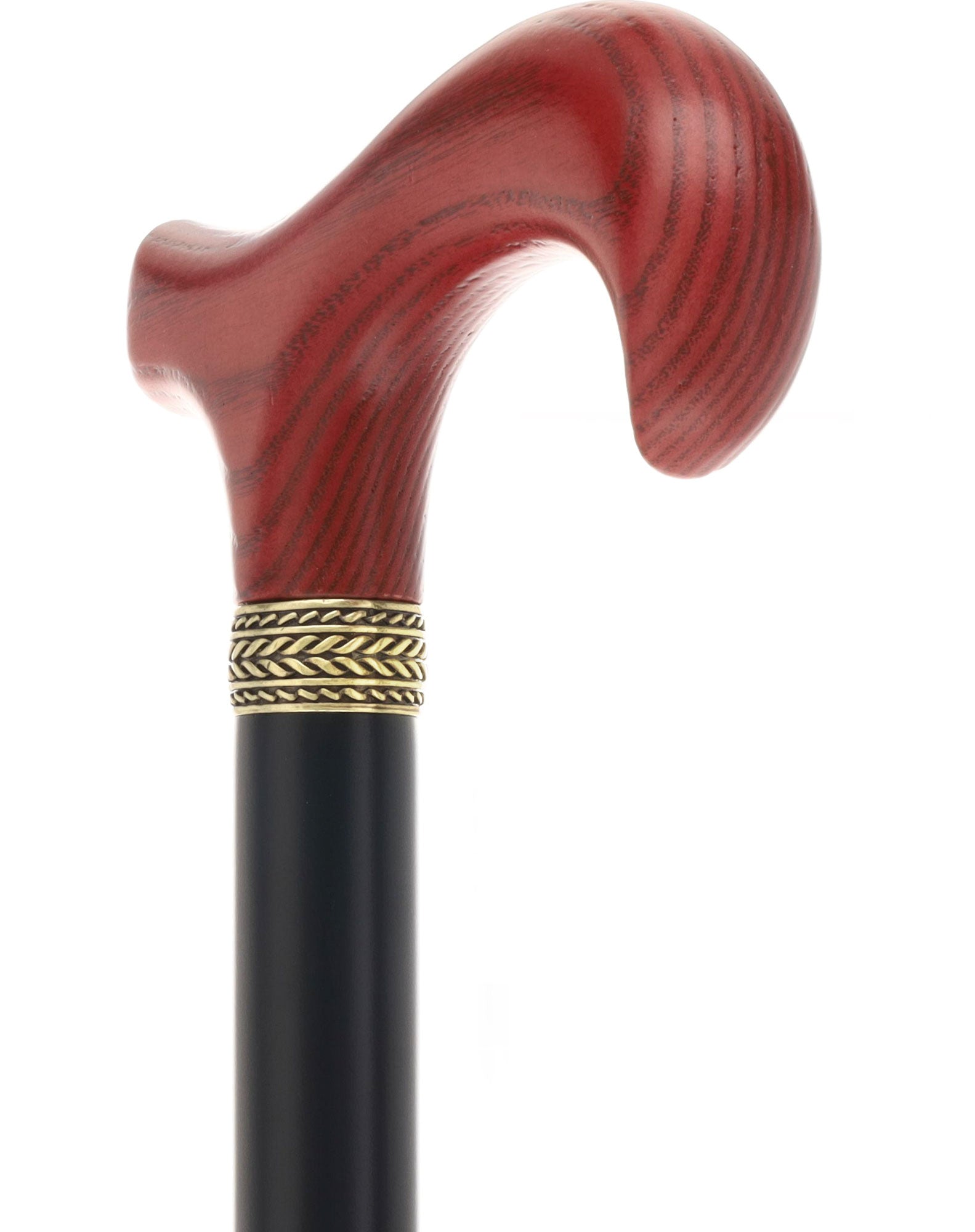 Derby Handle - XL Size - Extra Long & Strong (Mahogany, Black, Pewter Collar) Free Shipping Get Authentic