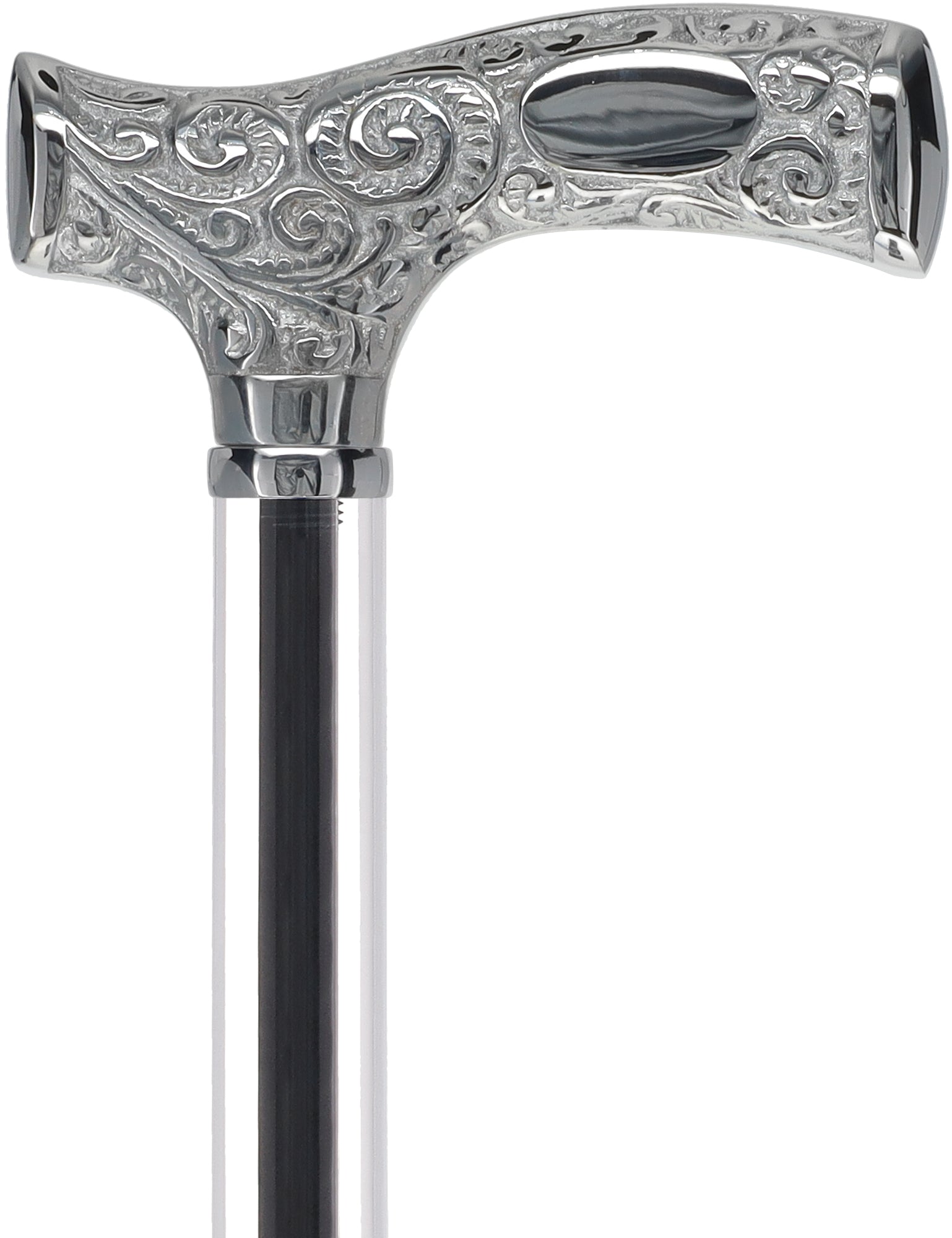 Make It Yours: Invisible Clear Shaft w/ Premium Chrome Brass Cane The Cheapest For Sale