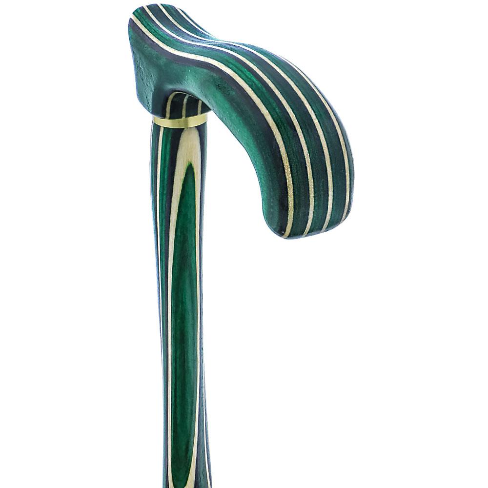 USA-Made Twisted Highlander Cane: Stylish Colorwood Laminate Cheap Best