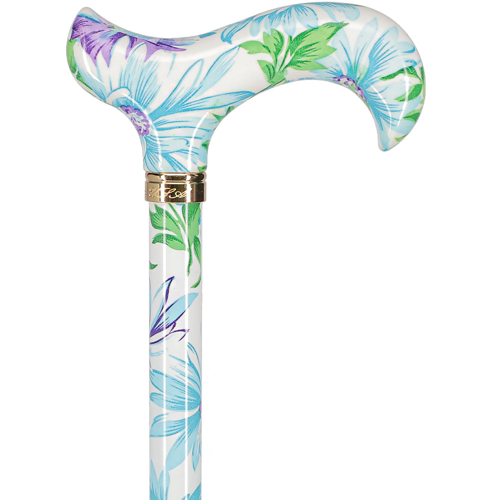 Heavenly Gardens: Designer Adjustable Cane w/ Patterned Handle Websites Cheap Pice