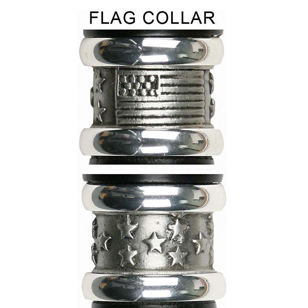 Australia Flag Emblem Knob Stick: Large Knob, Pewter Collar Free Shipping Top Quality