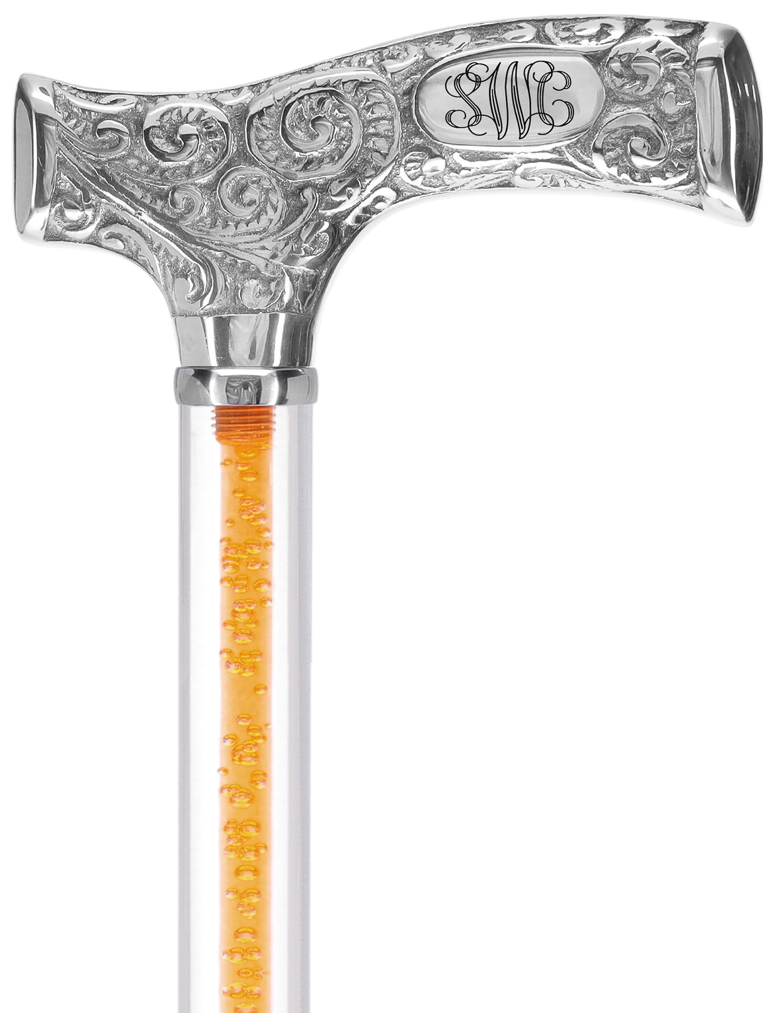 Make It Yours: Color Invisible Clear Shaft w/ Premium Chrome Brass Cane Buy Cheap Outlet