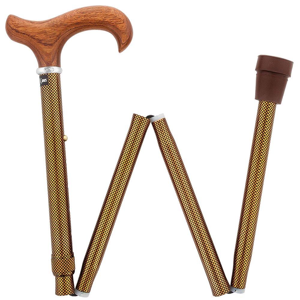 Luxury Folding Rosewood Cane, Adjustable & Collapsible Footlocker Pictures Online