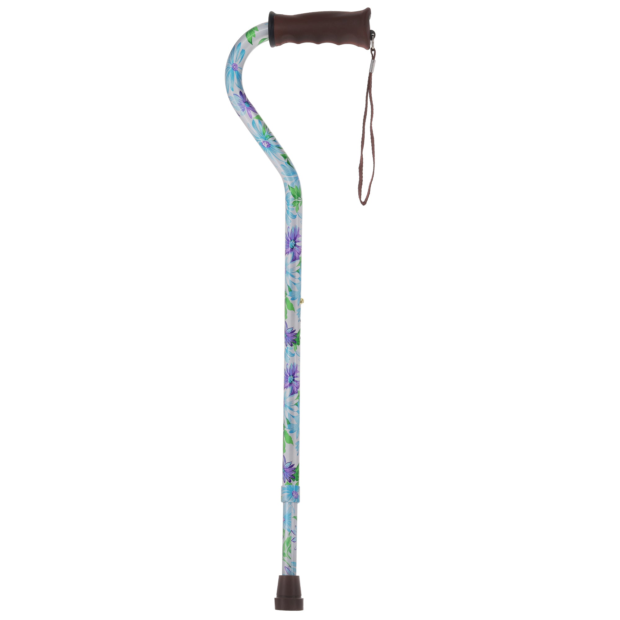 Heavenly Gardens: Comfort Grip Adjustable Offset Walking Cane Cheap Official