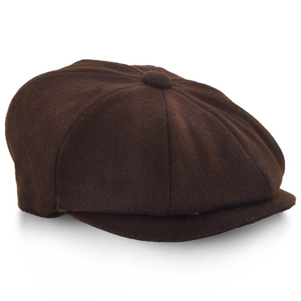 Shelby - Walrus Hat Wool Blend 8 Panel Newsboy Cap Reliable Sale Online
