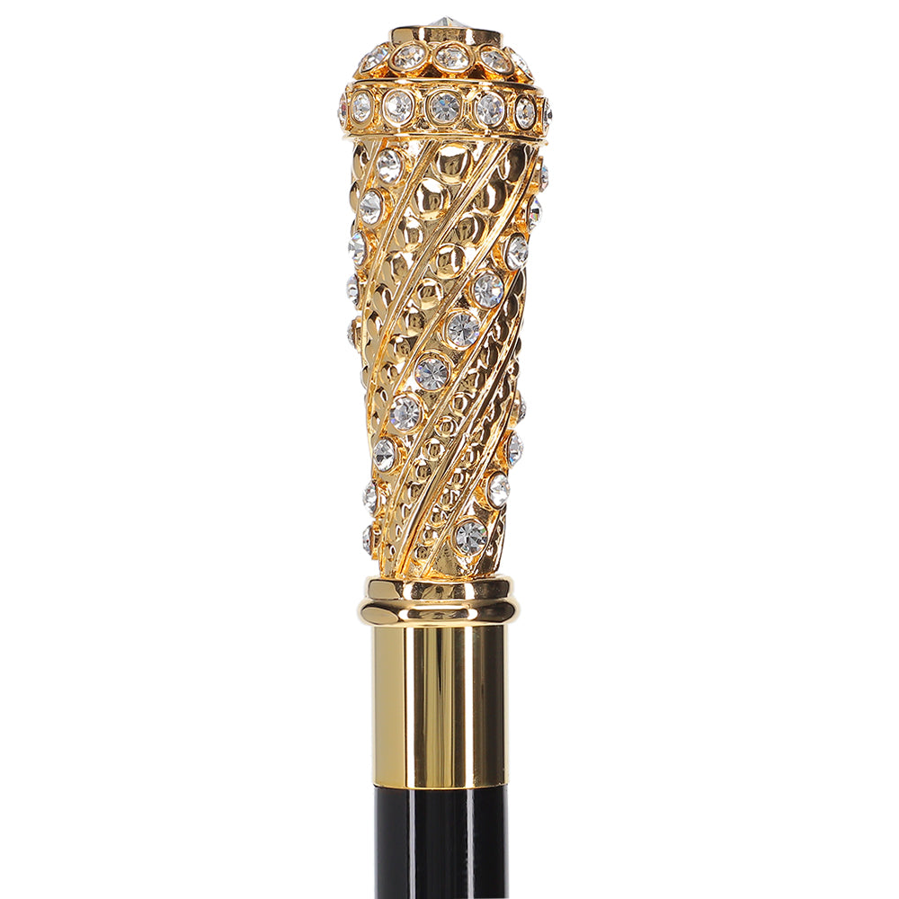 Italian Luxury: Exclusive 24K Gold & Swarovski Crystal Stick Cheap Sale Professional