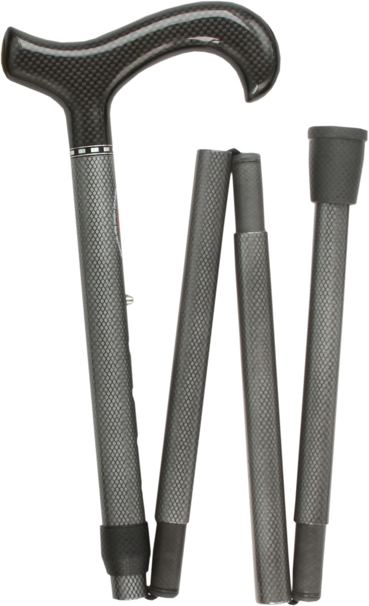 Scratch and Dent Mesh Carbon Silver Folding Adjustable Walking Cane V1671 Outlet Cheap