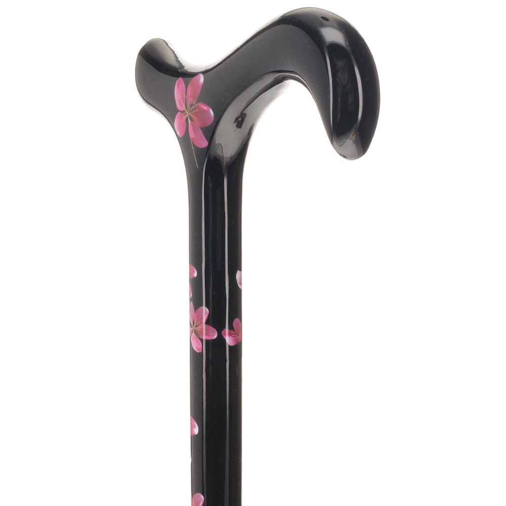 Blossoming Pink Flower Derby Cane - Carbon Fiber Cheap Pice Wholesale