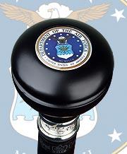 Air Force Coat of Arms Knob Stick: Large Knob, Pewter Collar Outlet 2025 Unisex