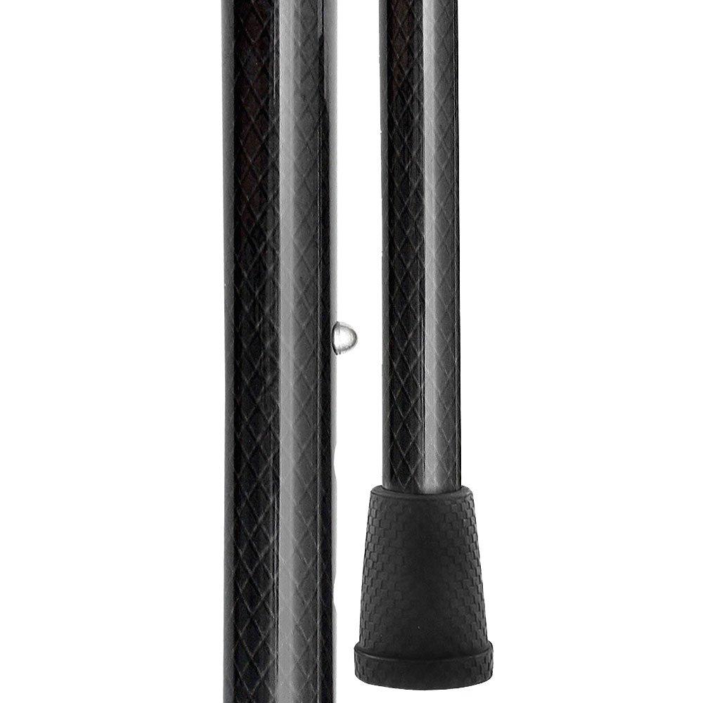 Scratch and Dent Premium Carbon Fiber Cane, Tripe Wound, Adjustable & Foldable V3450 Perfect Cheap Pice