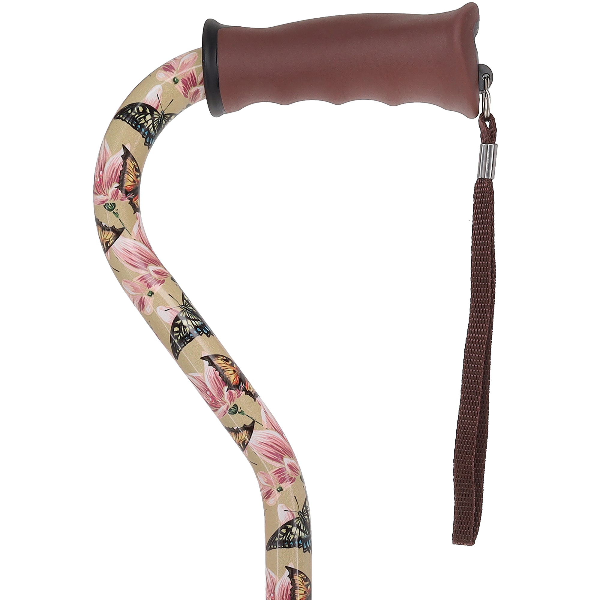 Lily & Butterfly: Adjustable Comfort Grip Offset Walking Cane Genuine Online