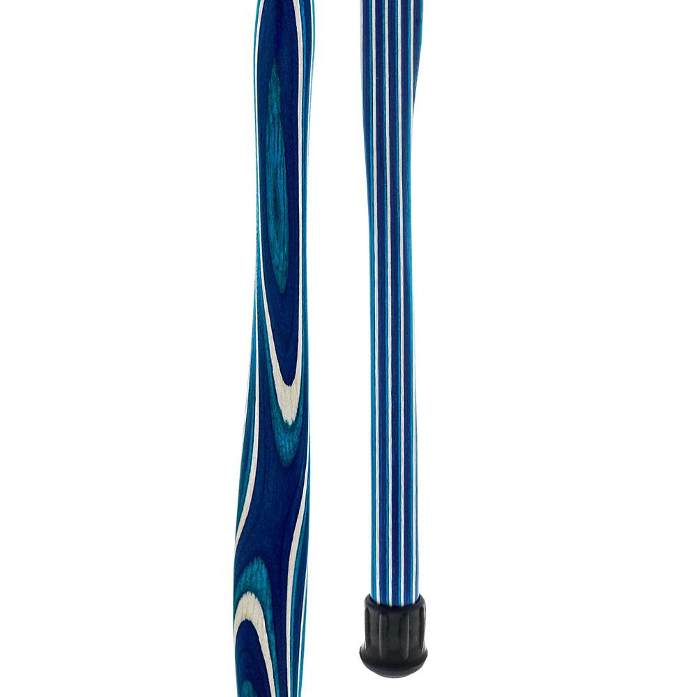 USA-Made Twisted Highlander Blue Cane: Vibrant Colorwood Sale For Nice