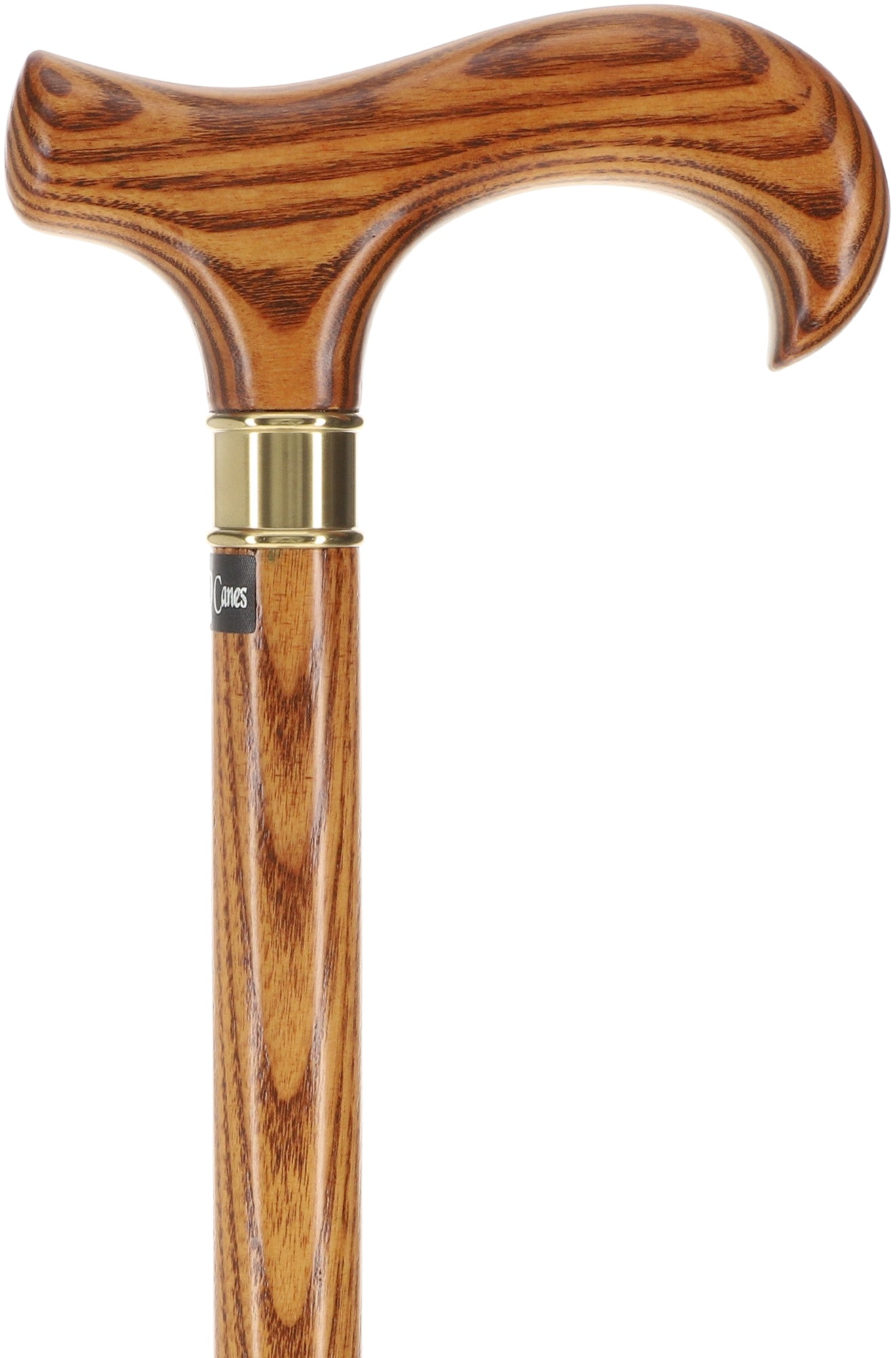 Extra Strong Espresso Ash Wood Derby Cane - Elegant & Durable w/ Standard Option Cheap Sale Many Kinds Of