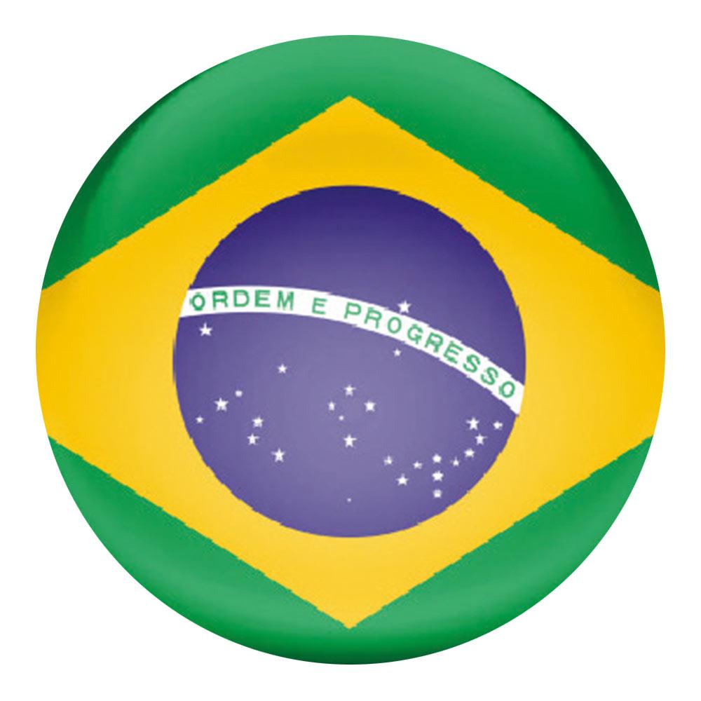 Brazil Flag Emblem Knob Stick: Large Knob, Pewter Collar Discount In China