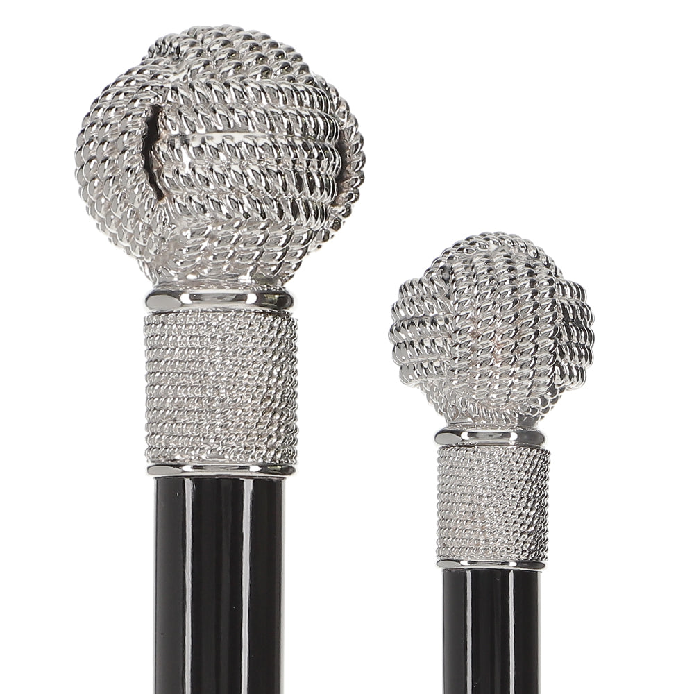 Italian Import - Sailor Money Fist Knot: 925r Silver Rope Cane Sale Sast