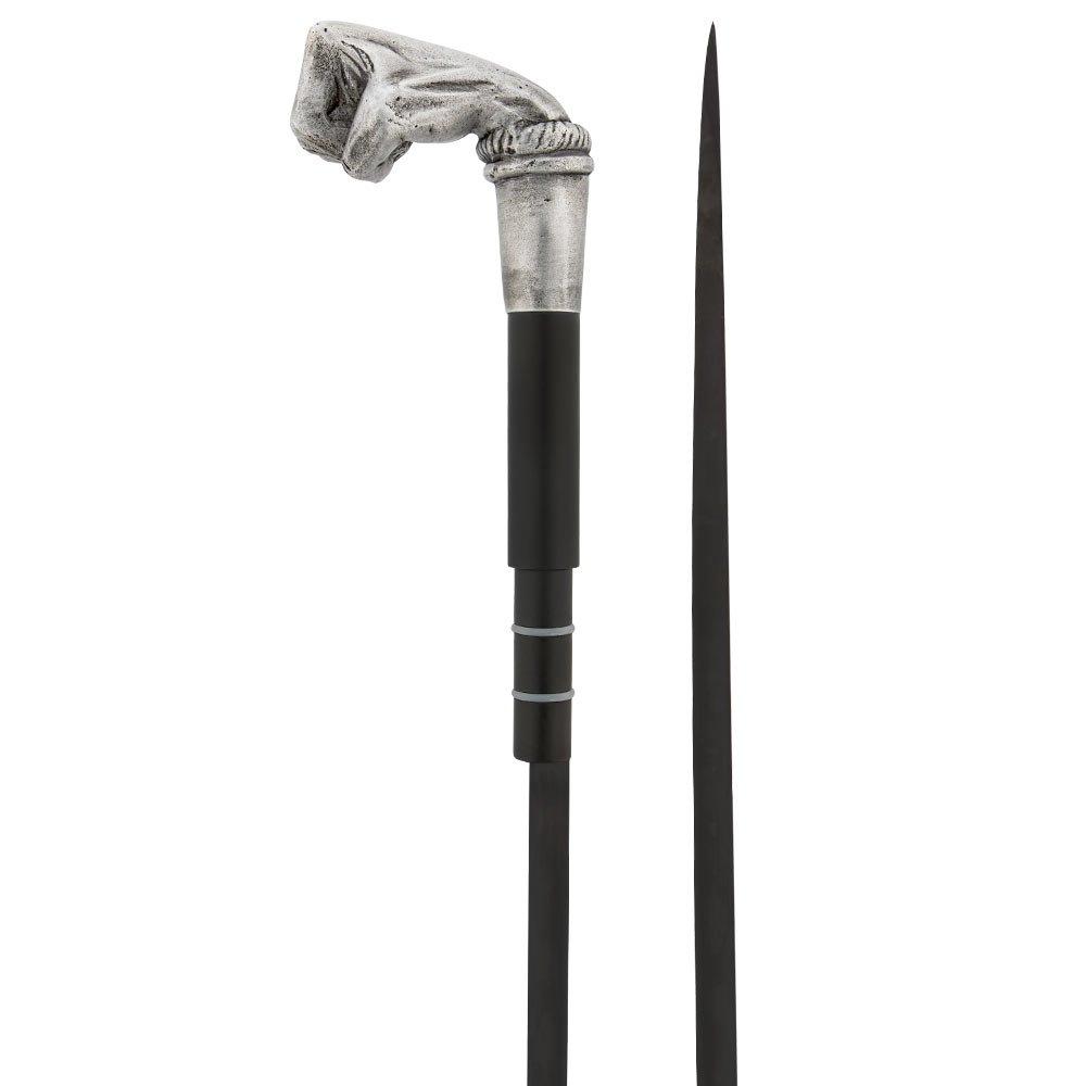 Fist of Fury - Fisted Spike Sword Cane Clearance With Credit Card