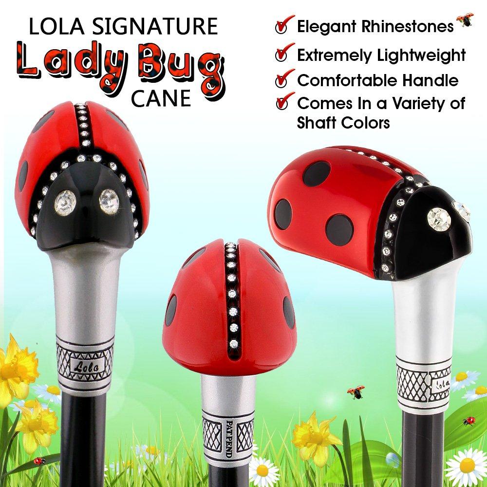 Lady Bug Lola Signature - 6 Shaft Ultimate Kit - Carbon Fiber Walking Cane with All 8 Shafts Cheap Get Authentic