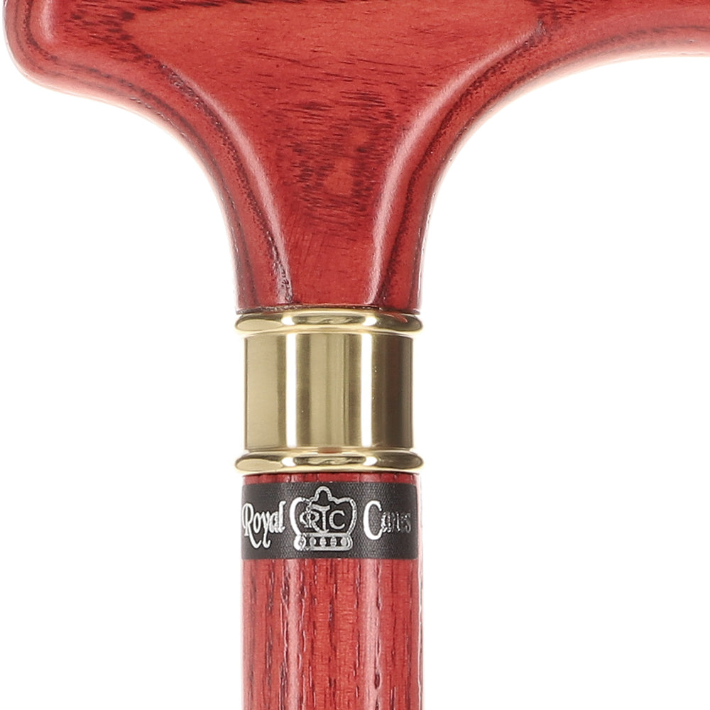 Super Strong Mahogany Derby Cane, Extra Long, Ash Shaft Clearance Outlet