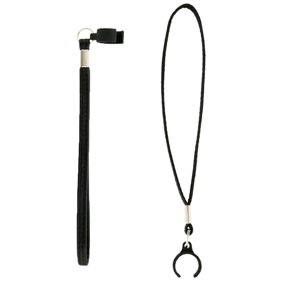 Black Leather-Style Cane Strap - Snap Clip for 16mm Shafts Outlet Locations For Sale