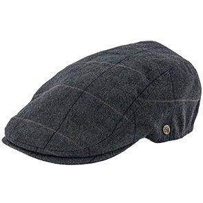 Main Street - Walrus Grey Tweed Plaid Herringbone Ivy Cap Cheap Sale Shop For