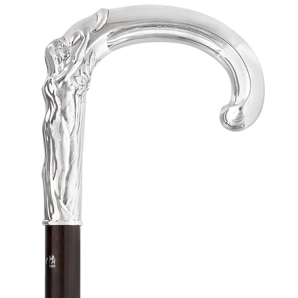 French Eve & Snake Silver Plated Cane: Carbon Fiber Shaft Cheap Sale Pay With Visa