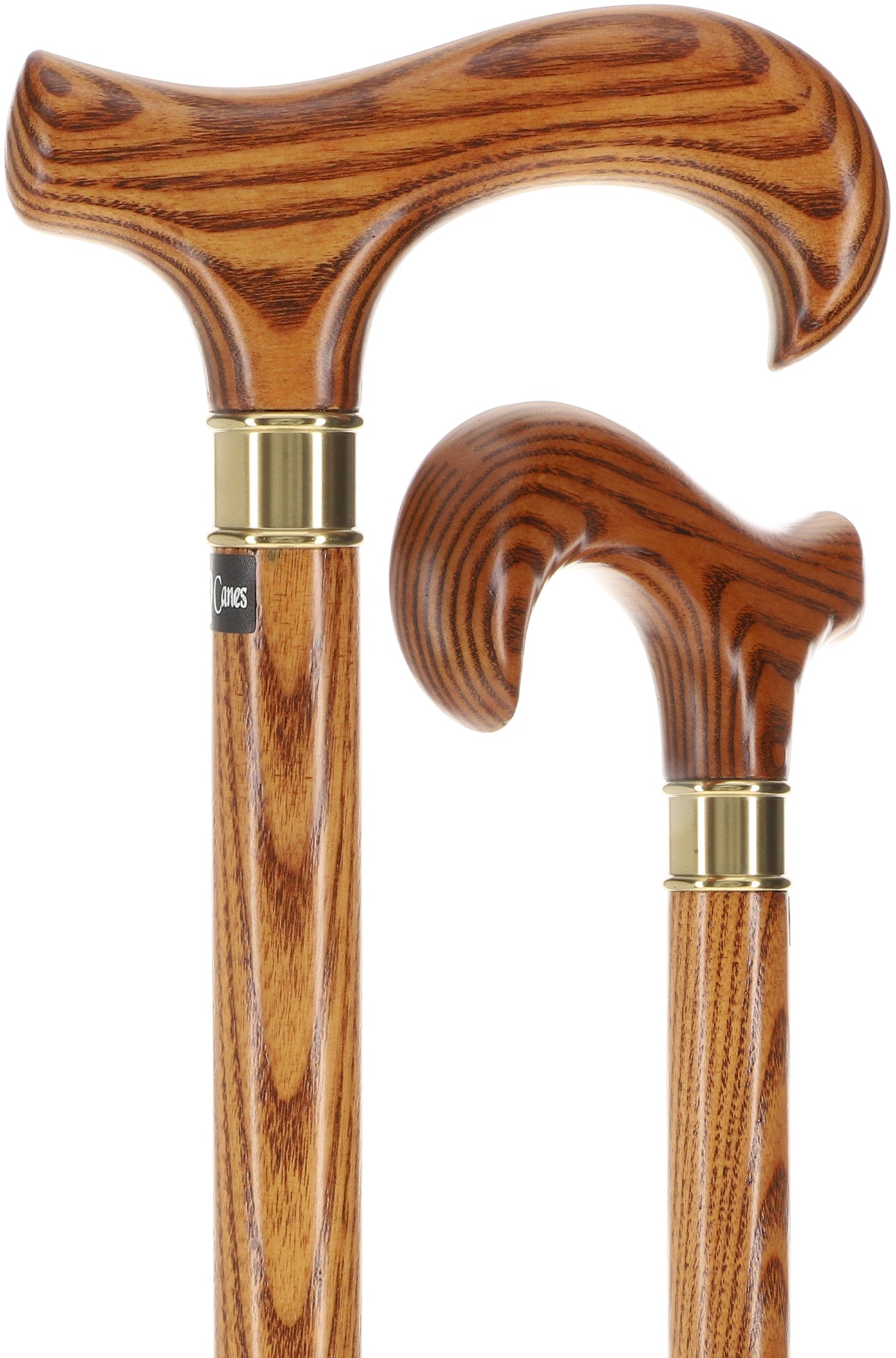 Extra Strong Espresso Ash Wood Derby Cane - Elegant & Durable w/ Standard Option Cheap Sale Many Kinds Of