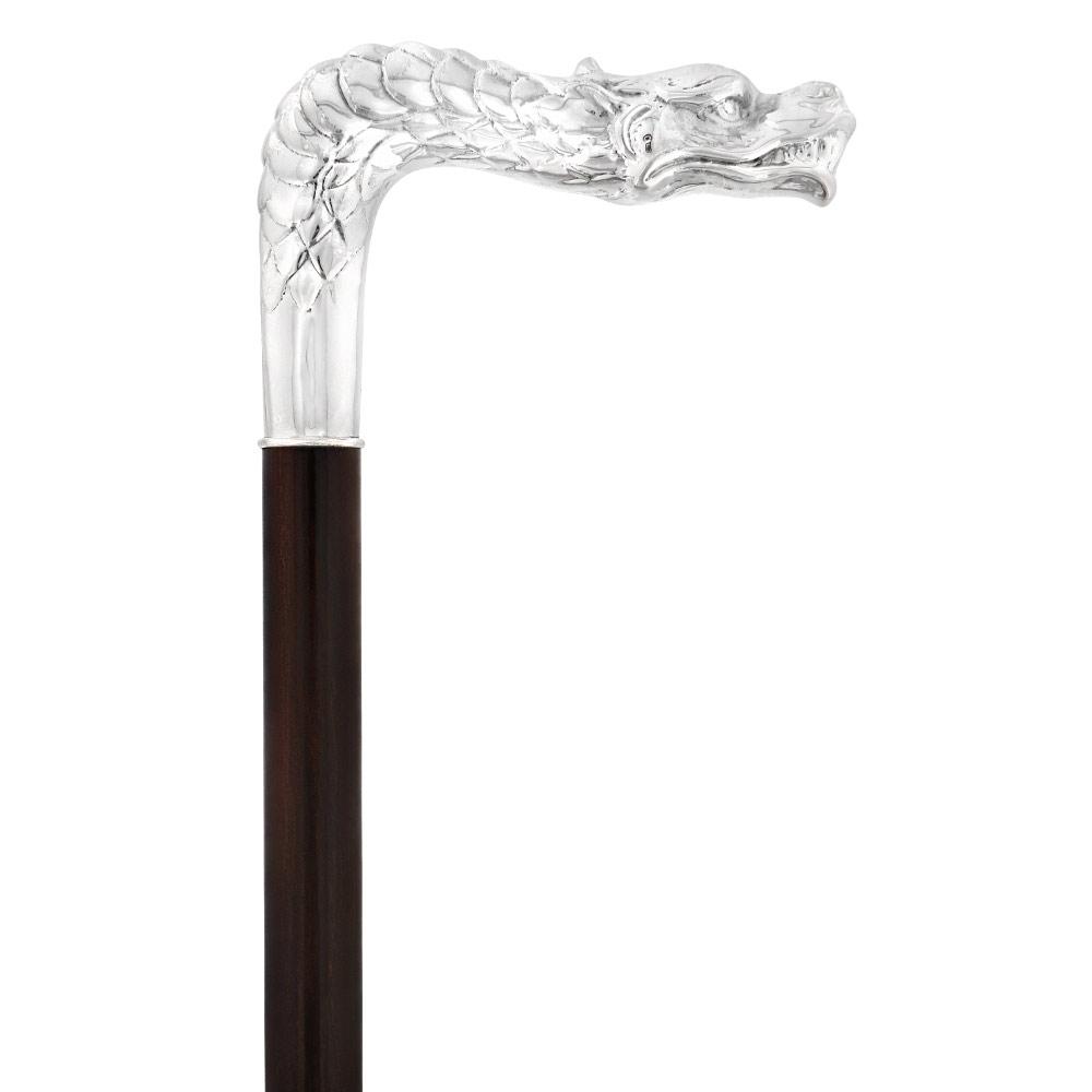 French Dragon Sword Cane: Silver Plated Fritz, Stamina Wood Cheap Sale Release Dates