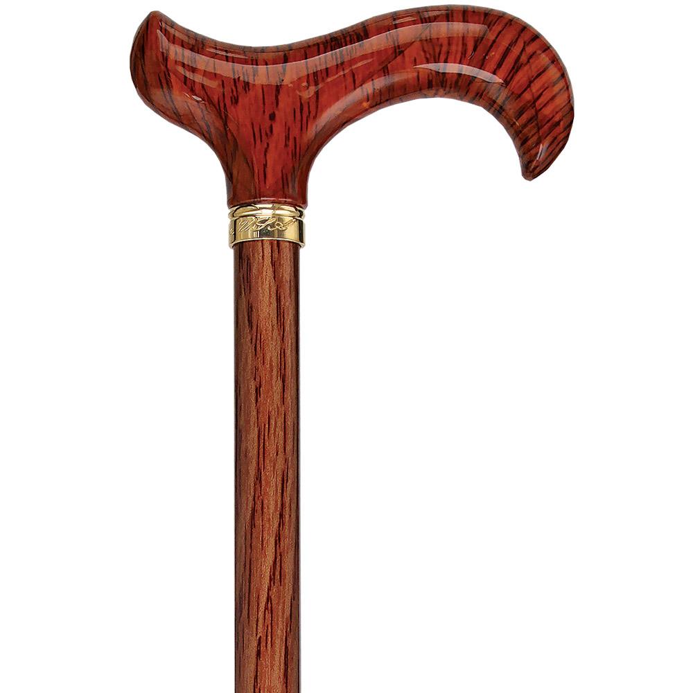 Realistic Wood Designer Adjustable Cane w/ SafeTbase Perfect For Sale