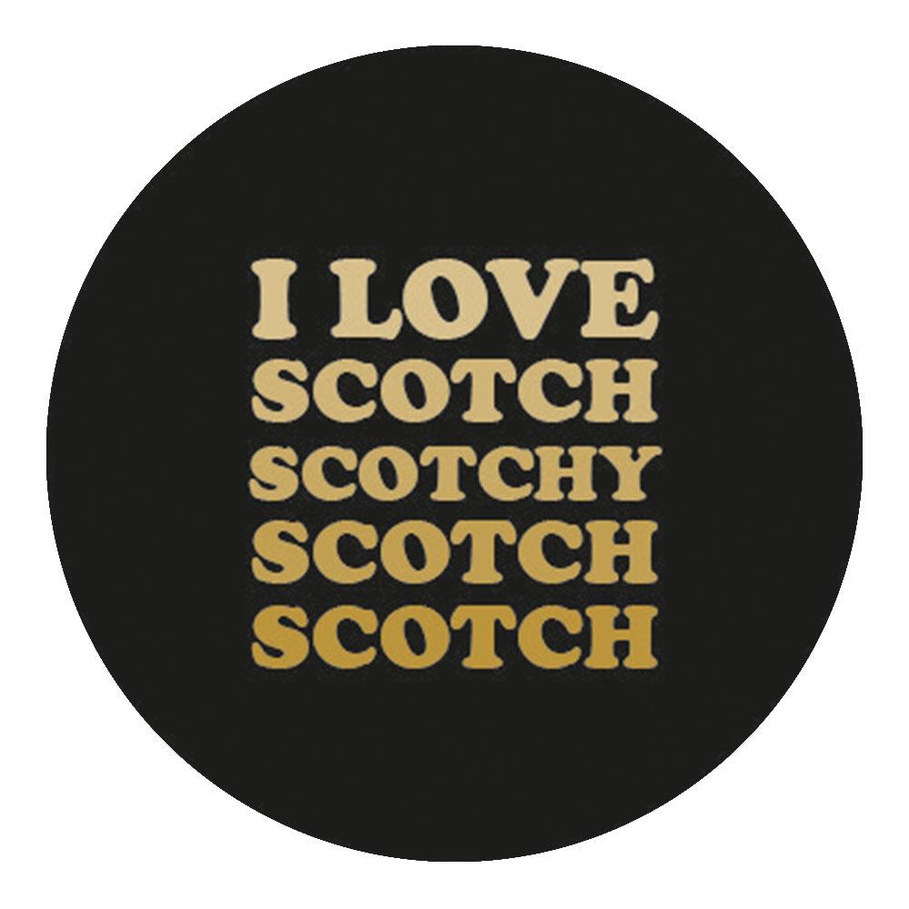 I Love Scotch Casino Emblem Flask Walking Stick: Wood Shaft Hidden Flask Cheap Perfect
