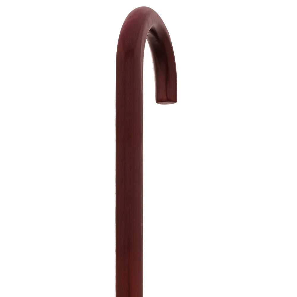 Mahogany Standard Tourist Walking Cane: Stained Wood Design The Cheapest For Sale