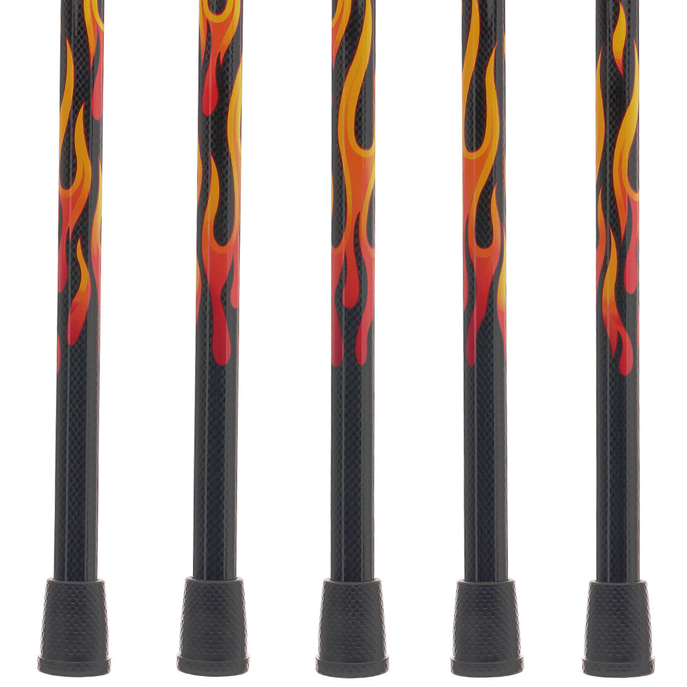 Exclusive Dr. House Flame Tourist Cane - Carbon Fiber Recommend Sale Online