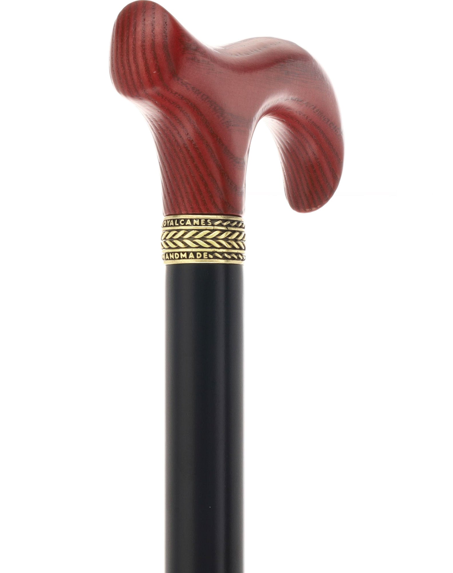 Derby Handle - XL Size - Extra Long & Strong (Mahogany, Black, Pewter Collar) Free Shipping Get Authentic